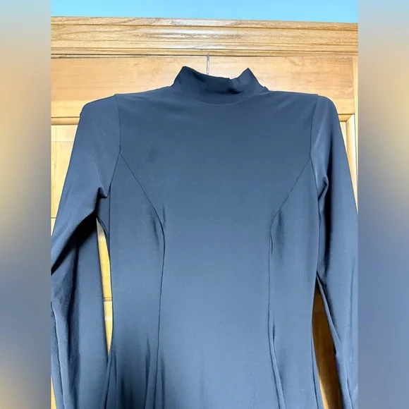 NEW W/TAGS Blackmilk WARM BLACK LONG SLEEVE EVIL MINI SKATER DRESS - Picture 6 of 14